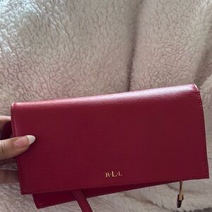 Ralph Lauren Red Satchel